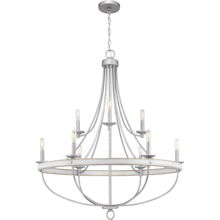 Progress Canada - P400159-141 - Nine Light Chandelier - Gulliver - Galvanized
