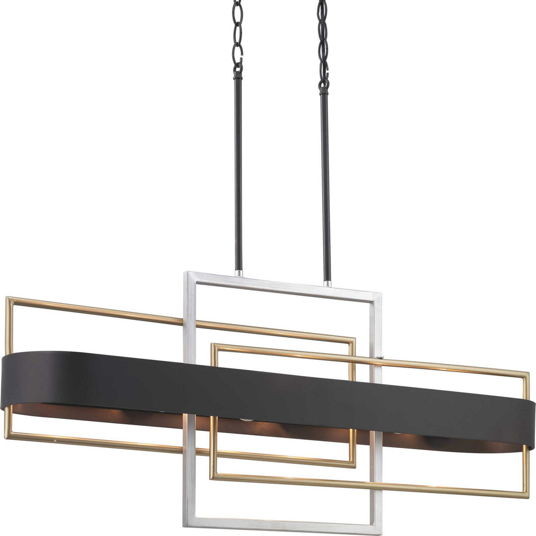 Progress Canada - P400170-031 - Six Light Island Pendant - Adagio - Black