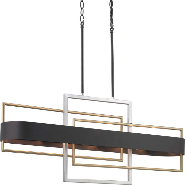 Progress Canada - P400170-031 - Six Light Island Pendant - Adagio - Black