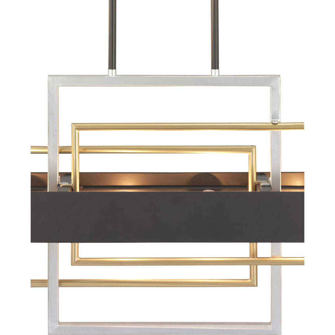 Progress Canada - P400170-031 - Six Light Island Pendant - Adagio - Black