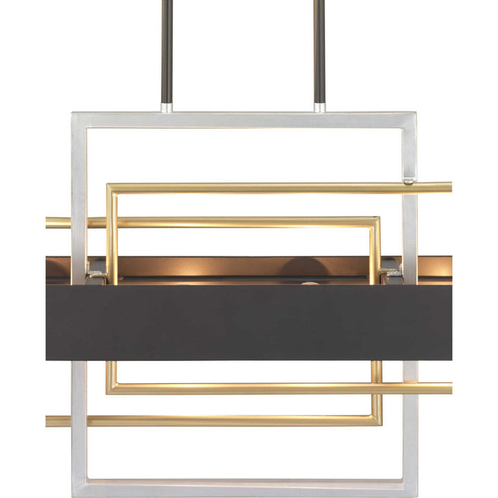 Progress Canada - P400170-031 - Six Light Island Pendant - Adagio - Black