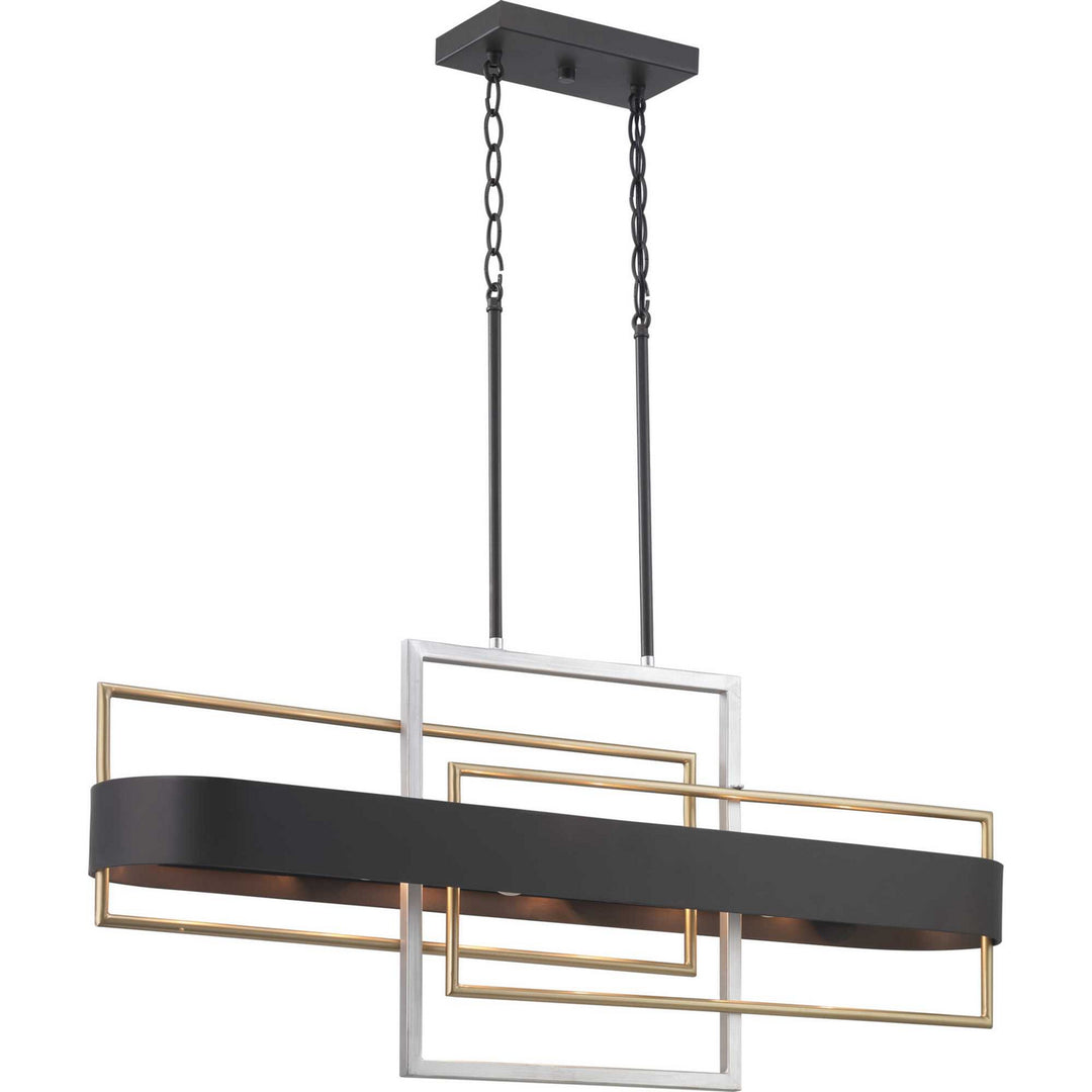 Progress Canada - P400170-031 - Six Light Island Pendant - Adagio - Black