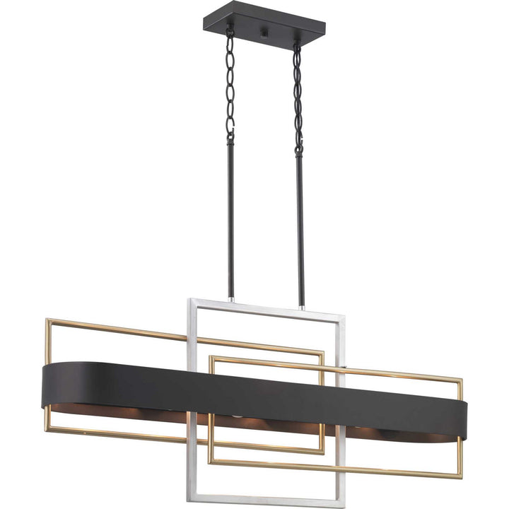 Progress Canada - P400170-031 - Six Light Island Pendant - Adagio - Black
