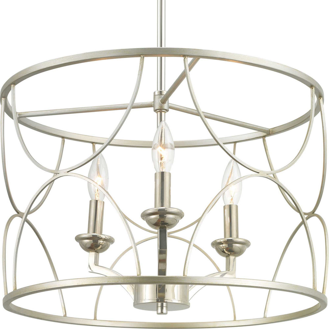 Progress Canada - P400177-134 - Three Light Chandelier - Landree - Silver Ridge