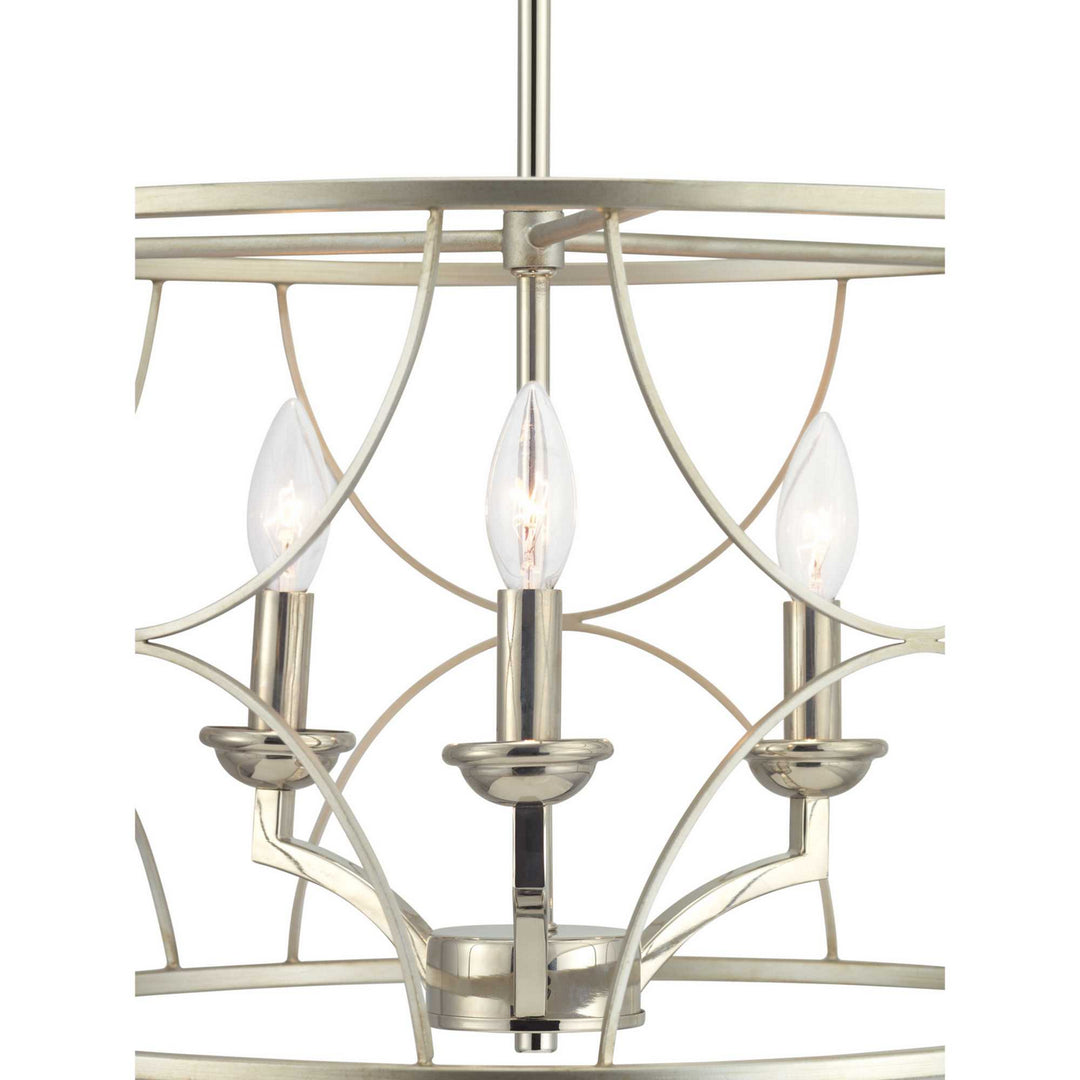 Progress Canada - P400177-134 - Three Light Chandelier - Landree - Silver Ridge