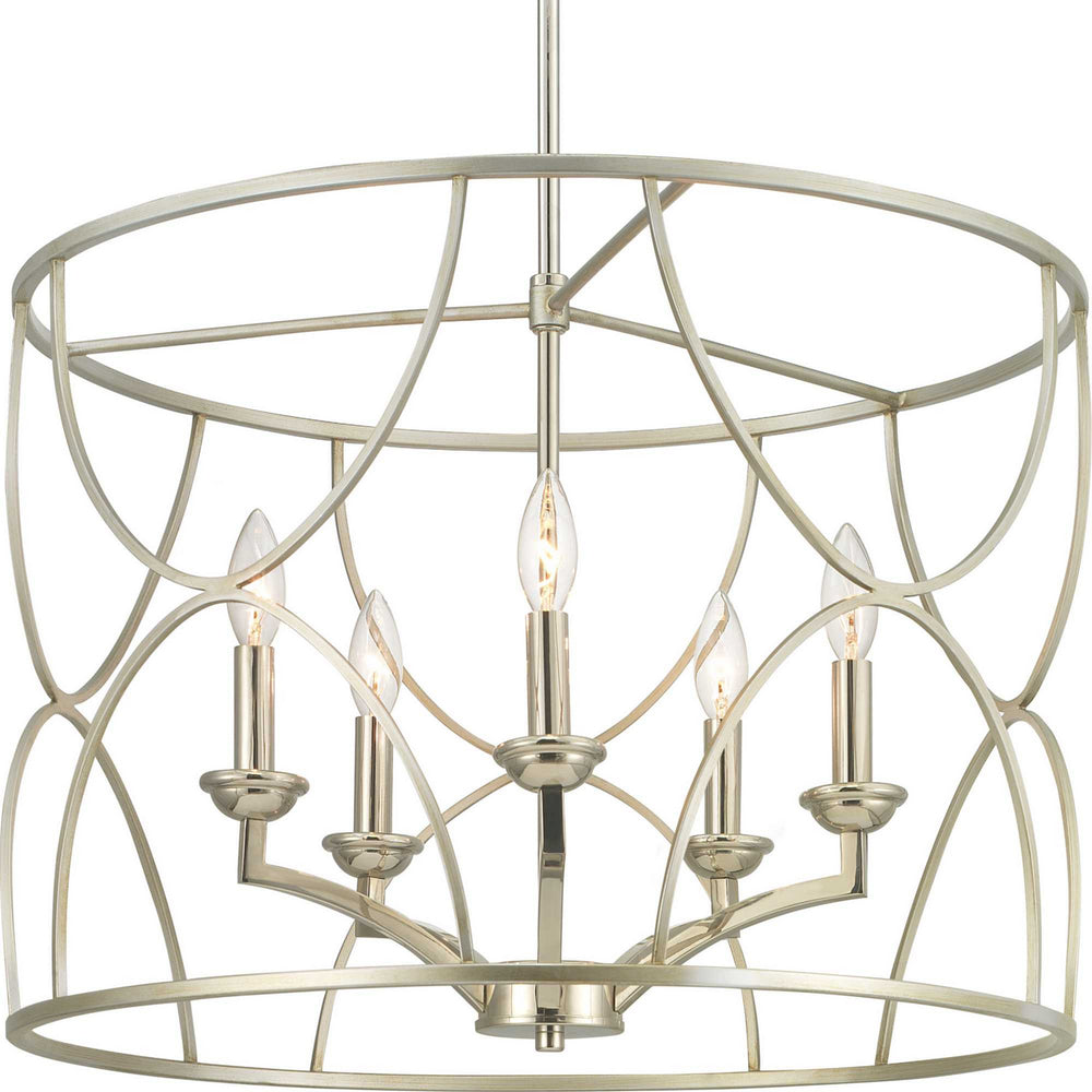 Progress Canada - P400178-134 - Five Light Chandelier - Landree - Silver Ridge