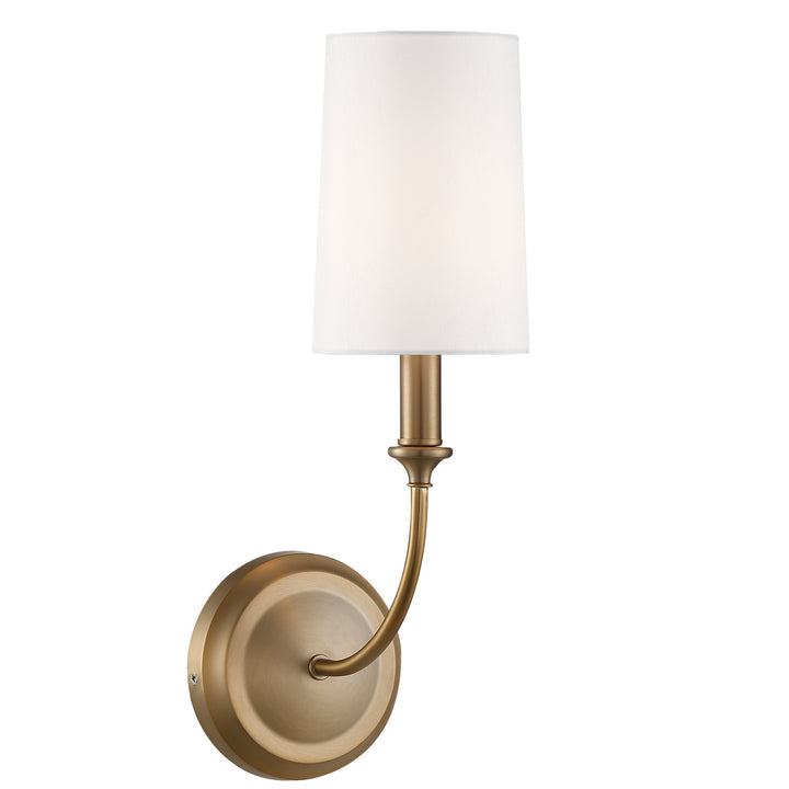 Sylvan One Light Wall Sconce in Vibrant Gold - available from The Lighting Shoppe, trusted by Canadian homeowners