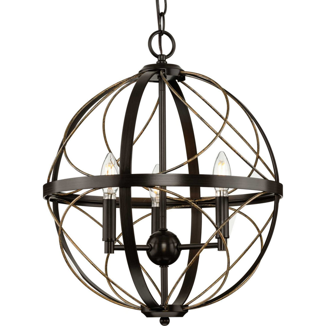Brandywine Three Light Pendant in Antique Bronze - available from The Lighting Shoppe, trusted by Canadian homeowners
