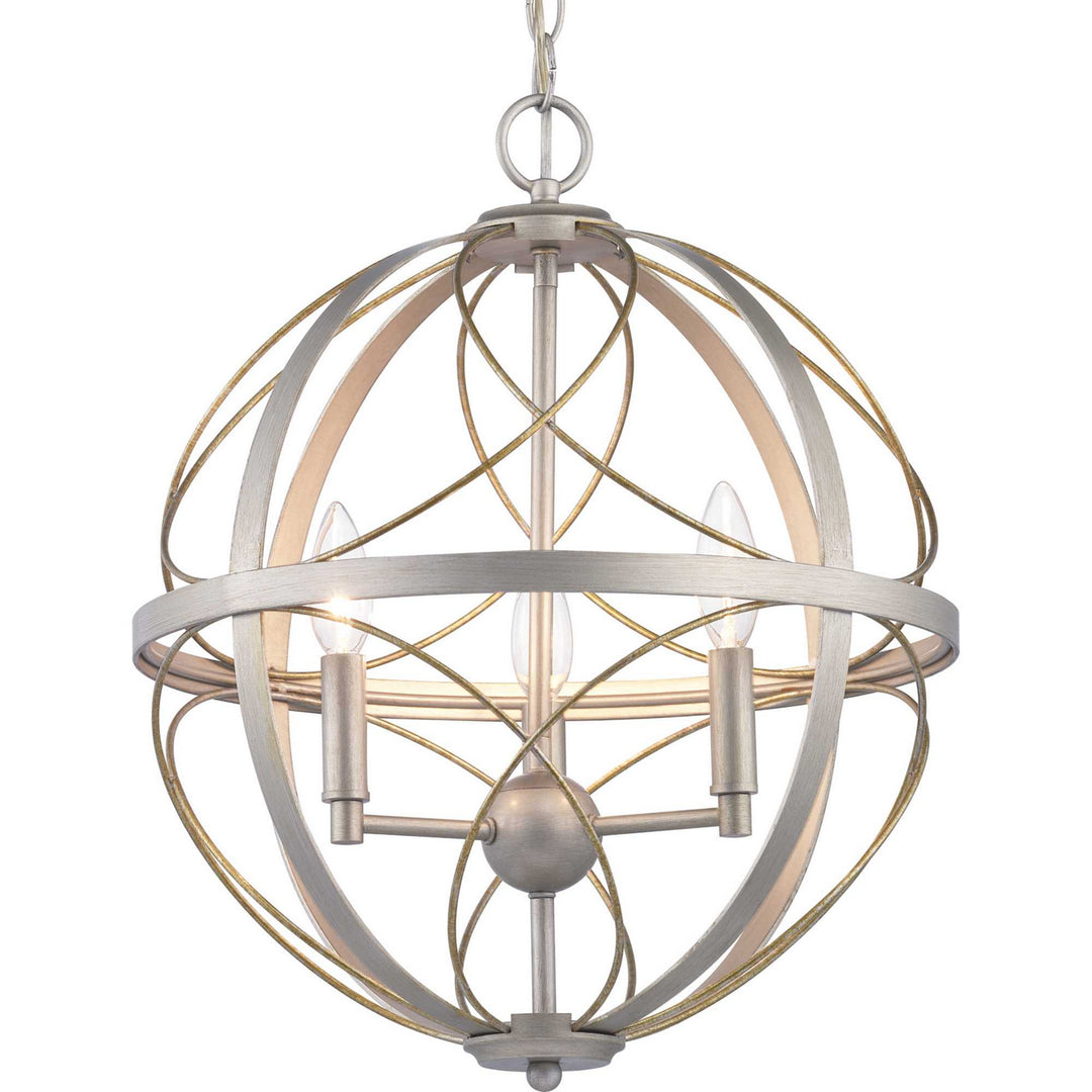 Progress Canada - P500068-134 - Three Light Pendant - Brandywine - Silver Ridge