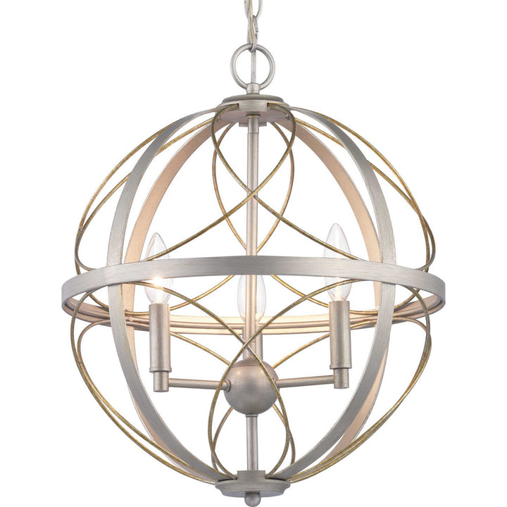 Progress Canada - P500068-134 - Three Light Pendant - Brandywine - Silver Ridge