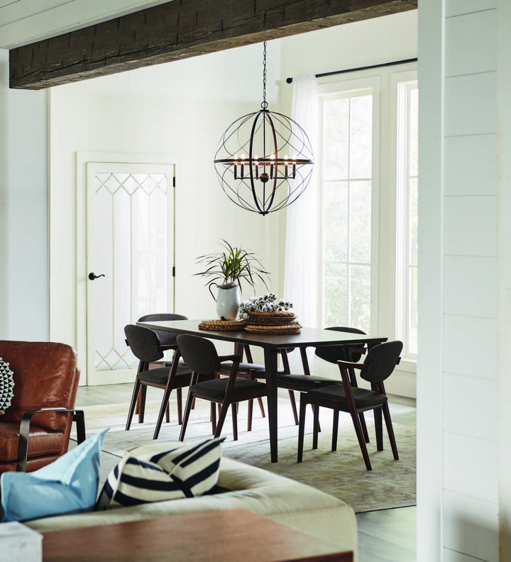 Progress Canada - P500069-020 - Six Light Pendant - Brandywine - Antique Bronze