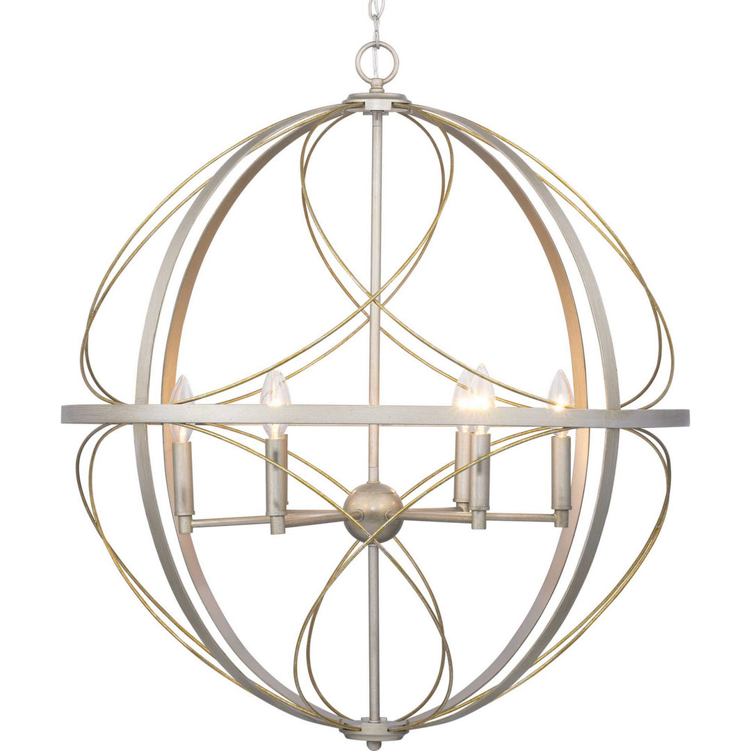Progress Canada - P500069-134 - Six Light Pendant - Brandywine - Silver Ridge