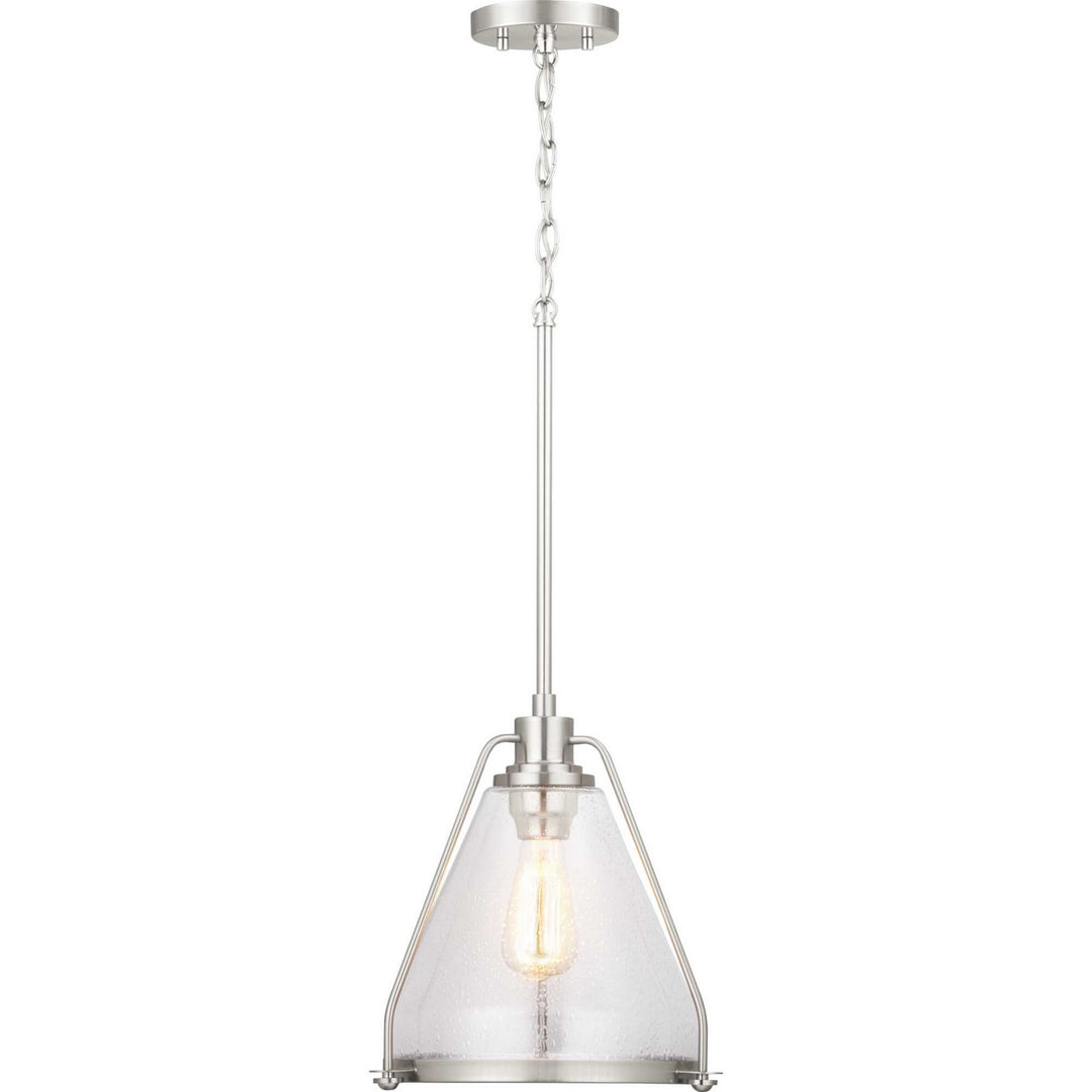 Range One Light Pendant in Brushed Nickel - available from The Lighting Shoppe, trusted by Canadian homeowners