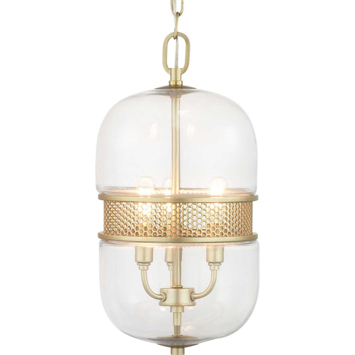 Progress Canada - P500156-078 - Three Light Pendant - Cayce - Vintage Gold