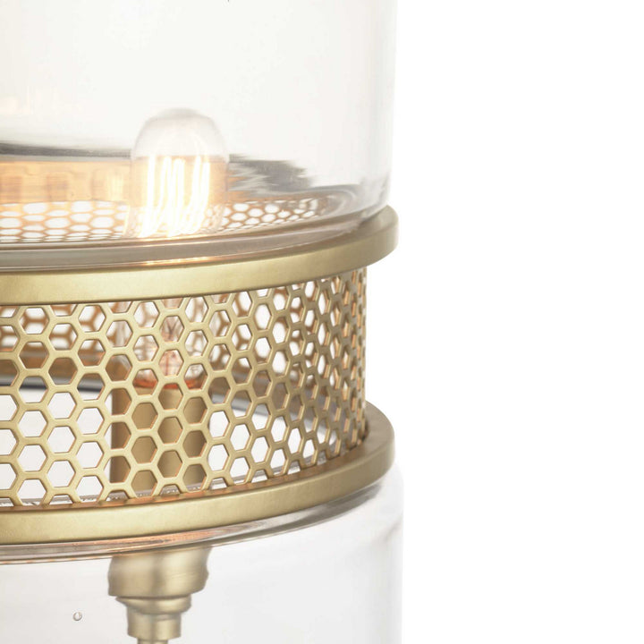 Progress Canada - P500156-078 - Three Light Pendant - Cayce - Vintage Gold