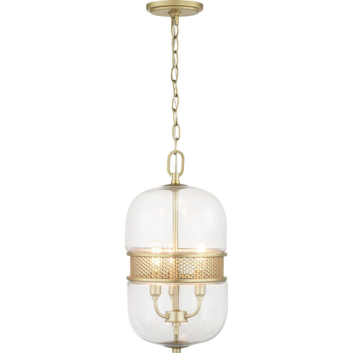 Cayce Three Light Pendant in Vintage Gold - available from The Lighting Shoppe, trusted by Canadian homeowners