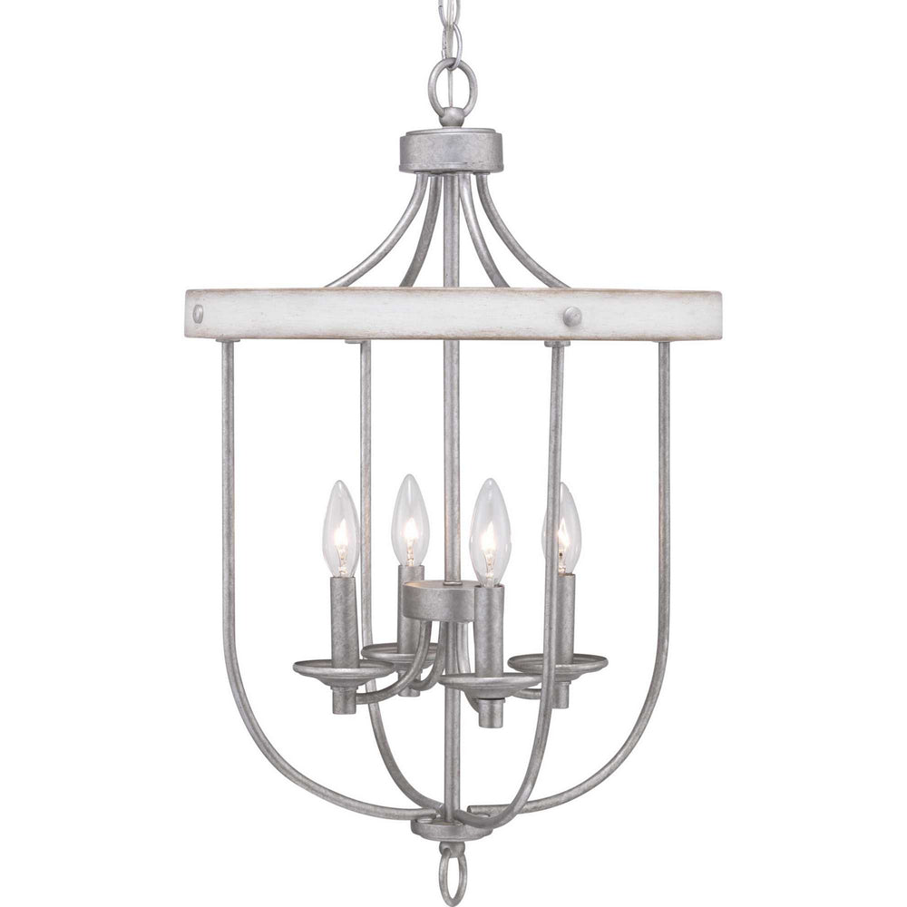 Progress Canada - P500157-141 - Four Light Foyer Pendant - Gulliver - Galvanized
