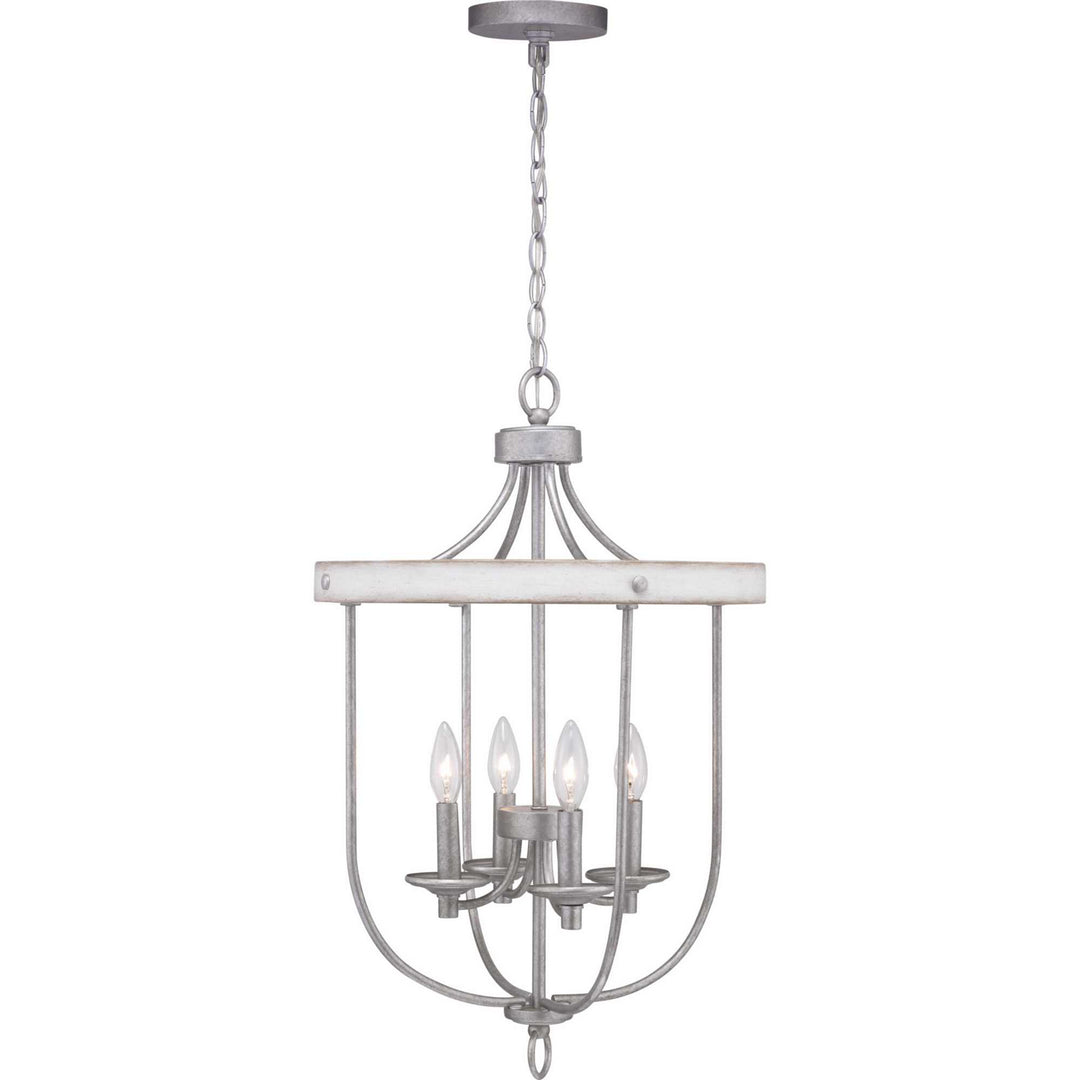 Progress Canada - P500157-141 - Four Light Foyer Pendant - Gulliver - Galvanized