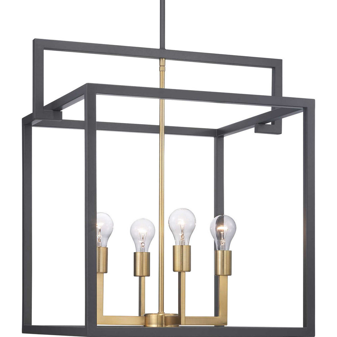 Progress Canada - P500168-143 - Four Light Pendant - Blakely - Graphite