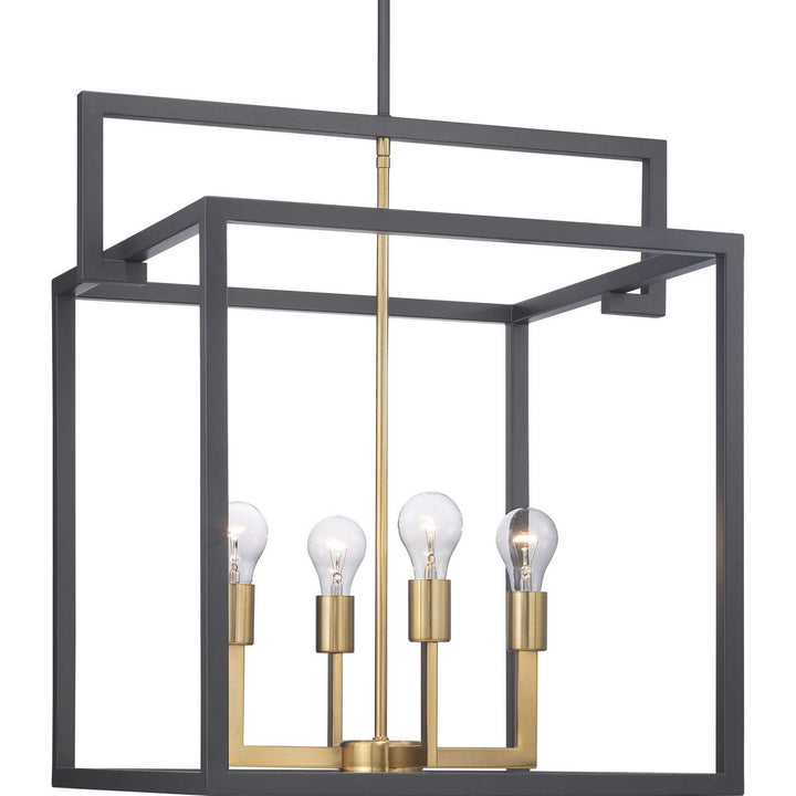 Progress Canada - P500168-143 - Four Light Pendant - Blakely - Graphite