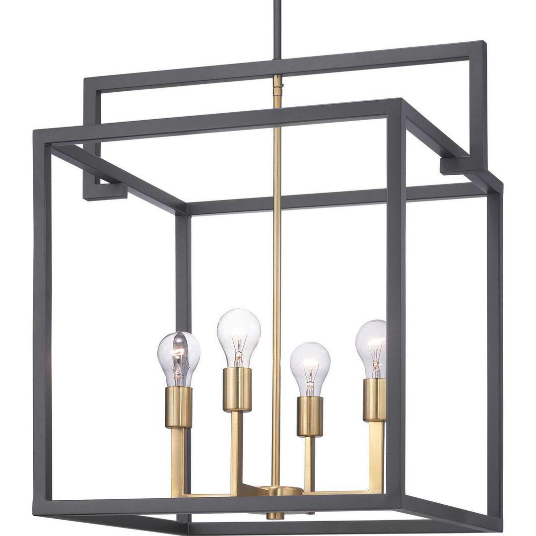 Progress Canada - P500168-143 - Four Light Pendant - Blakely - Graphite