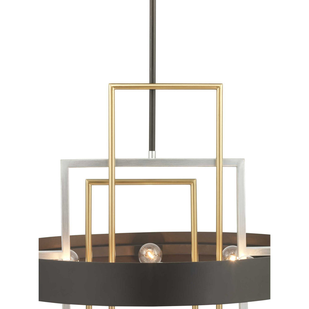 Progress Canada - P500174-031 - Six Light Pendant - Adagio - Black