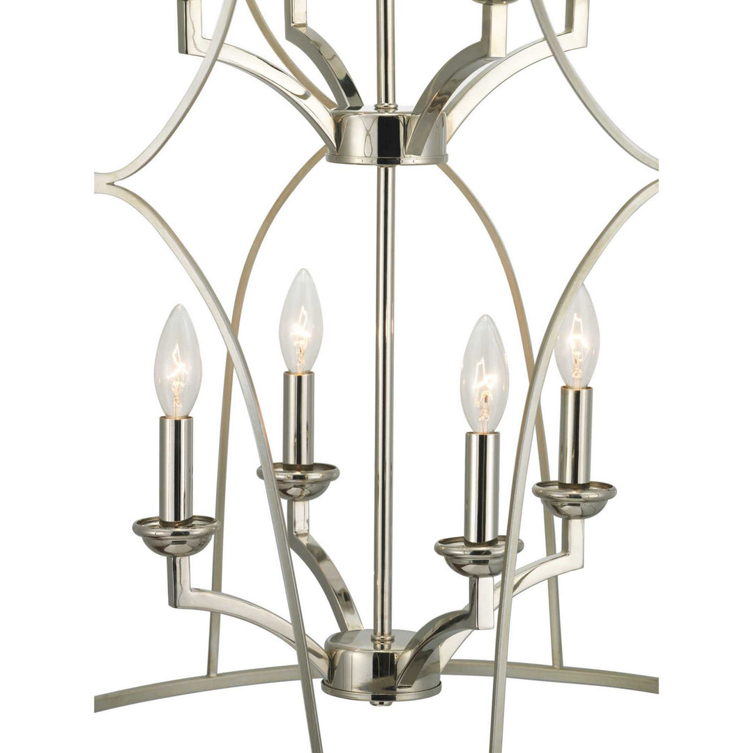 Progress Canada - P500177-134 - Eight Light Foyer Pendant - Landree - Silver Ridge