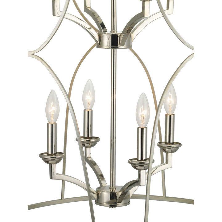 Progress Canada - P500177-134 - Eight Light Foyer Pendant - Landree - Silver Ridge