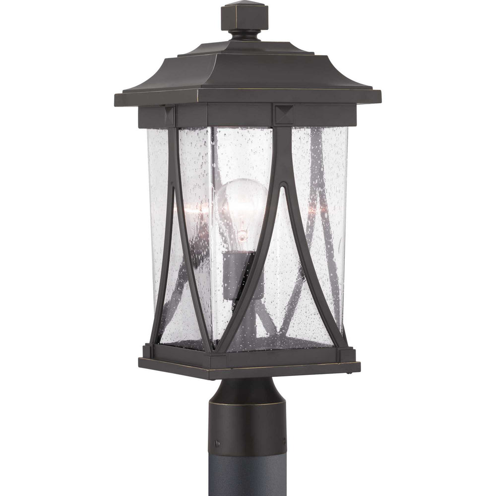 Progress Canada - P540011-020 - One Light Post Lantern - Abbott - Antique Bronze