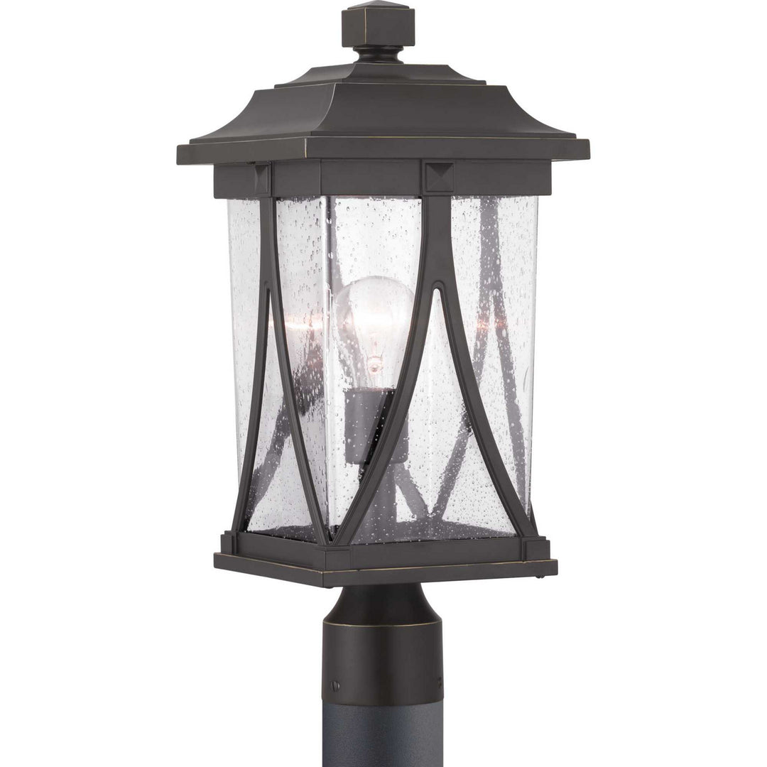 Progress Canada - P540011-020 - One Light Post Lantern - Abbott - Antique Bronze