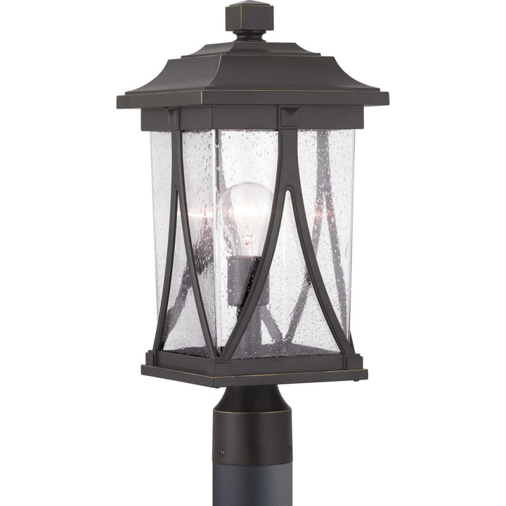 Progress Canada - P540011-020 - One Light Post Lantern - Abbott - Antique Bronze