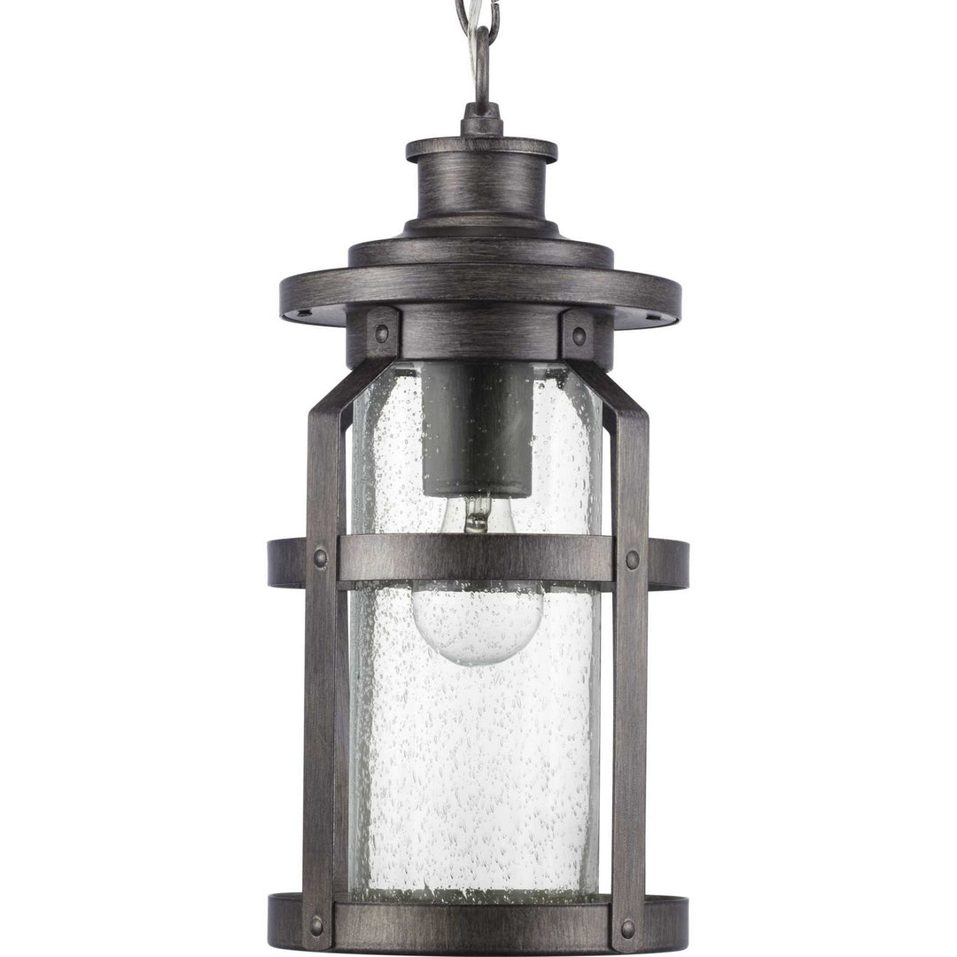 Progress Canada - P550031-103 - One Light Hanging Lantern - Haslett - Antique Pewter