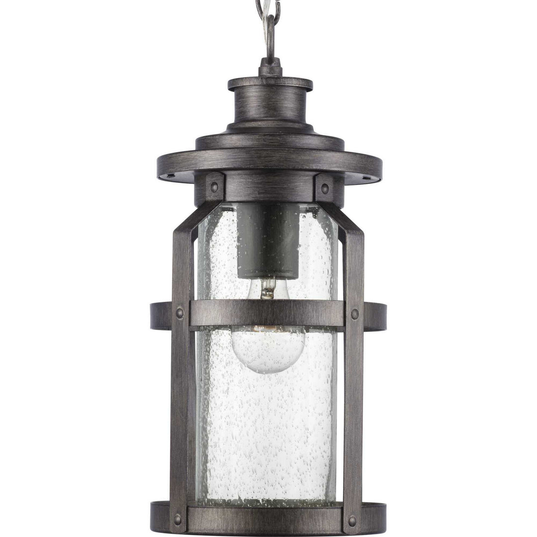Progress Canada - P550031-103 - One Light Hanging Lantern - Haslett - Antique Pewter