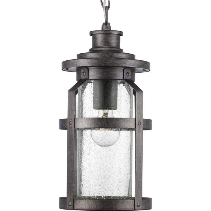 Progress Canada - P550031-103 - One Light Hanging Lantern - Haslett - Antique Pewter