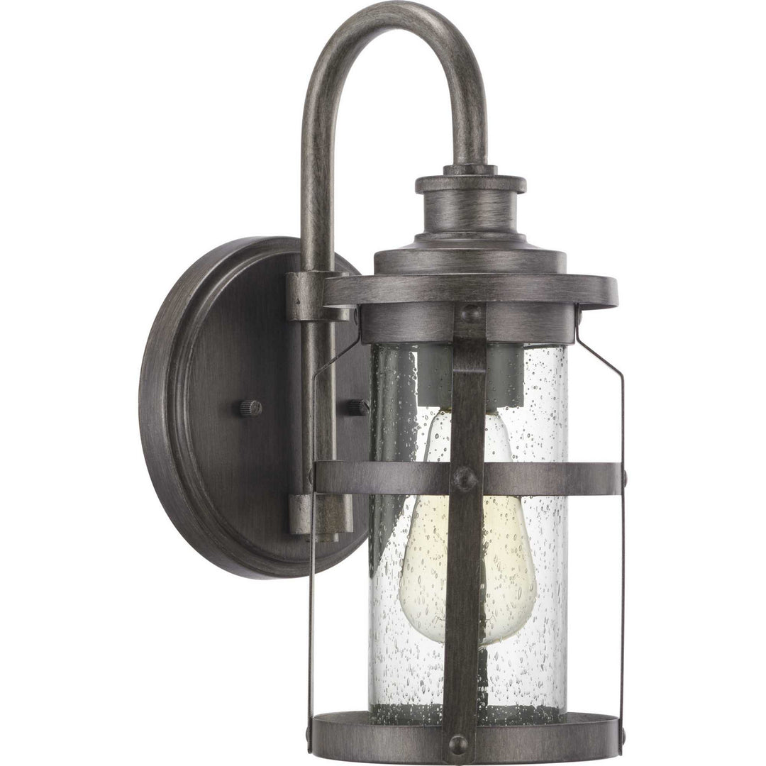 Haslett One Light Wall Lantern in Antique Pewter - available from The Lighting Shoppe, trusted by Canadian homeowners