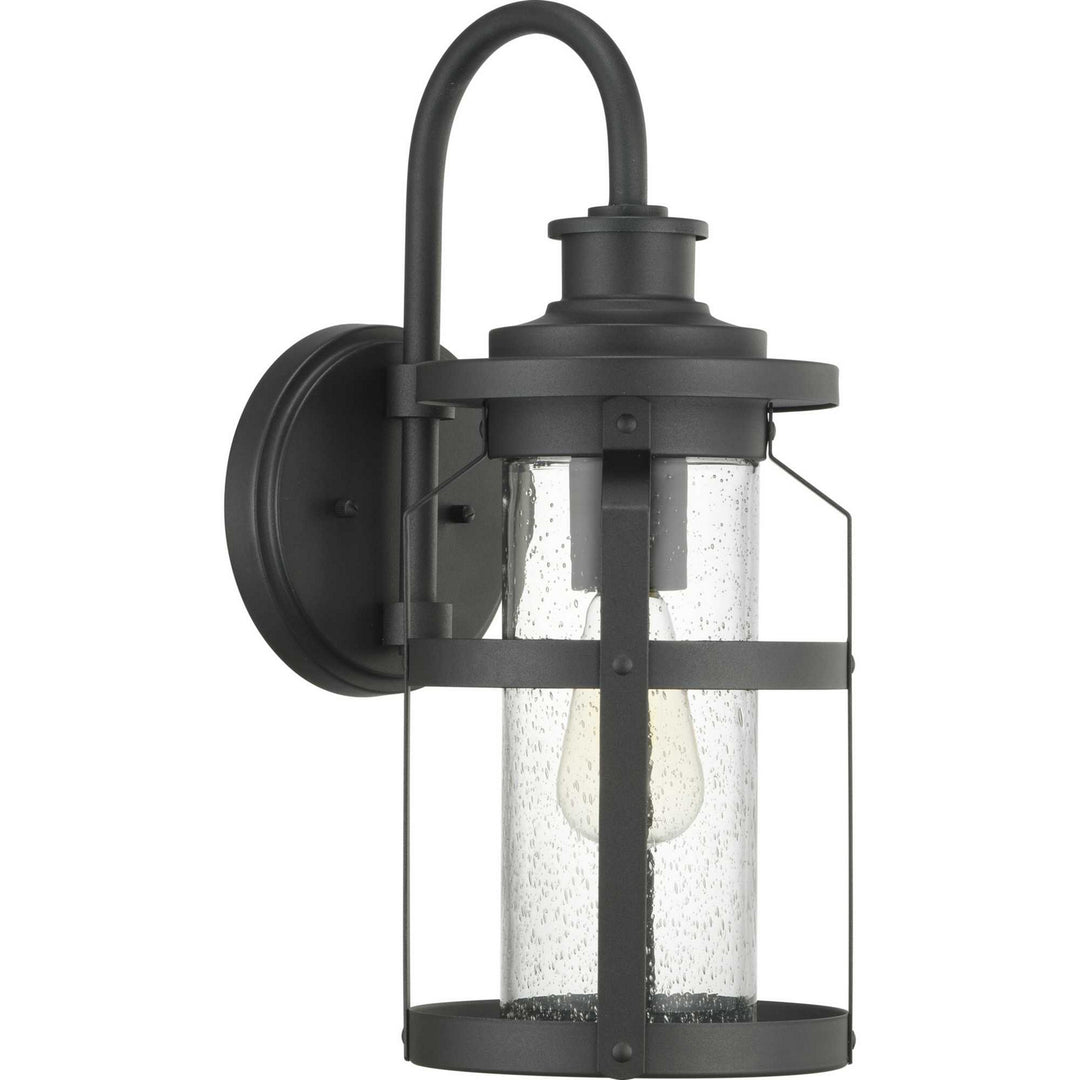 Haslett One Light Wall Lantern in Black - available from The Lighting Shoppe, trusted by Canadian homeowners