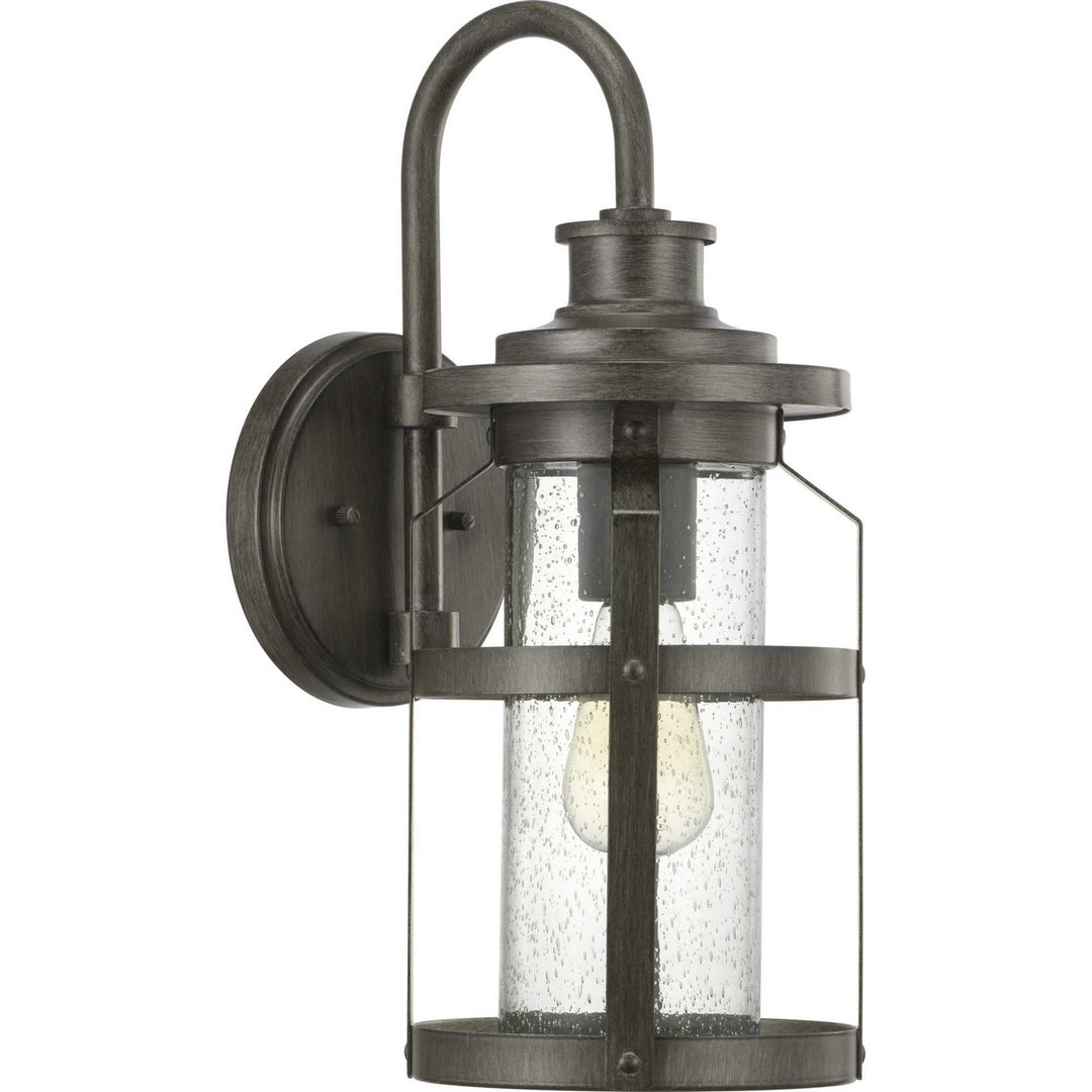 Haslett One Light Wall Lantern in Antique Pewter - available from The Lighting Shoppe, trusted by Canadian homeowners