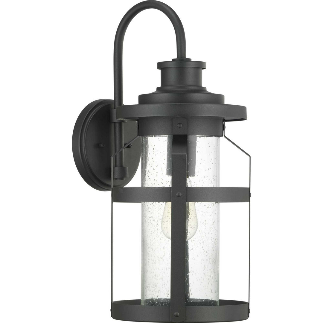 Haslett One Light Wall Lantern in Black - available from The Lighting Shoppe, trusted by Canadian homeowners
