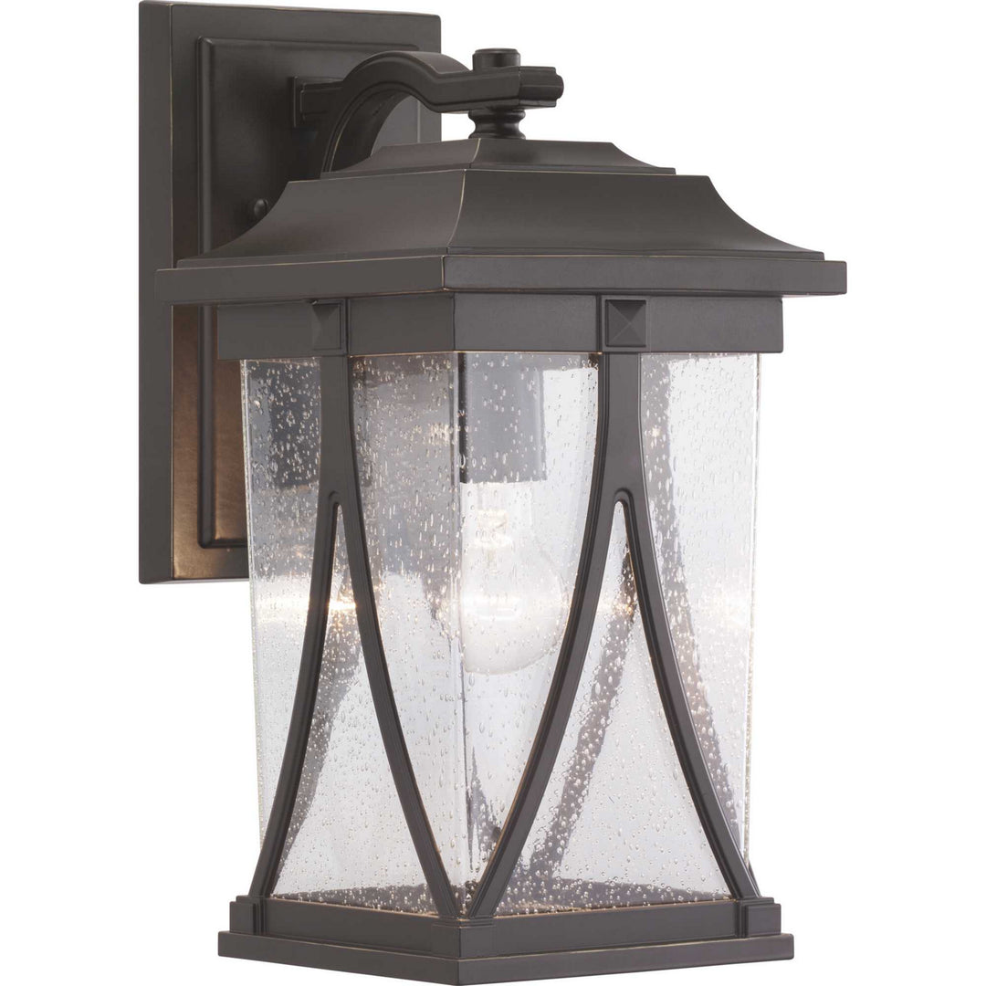 Abbott One Light Wall Lantern in Antique Bronze - available from The Lighting Shoppe, trusted by Canadian homeowners