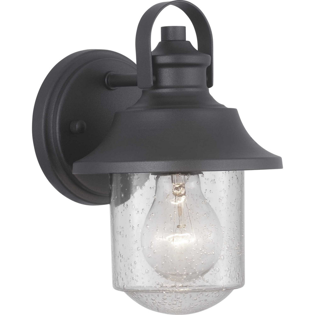 Weldon One Light Wall Lantern in Black - available from The Lighting Shoppe, trusted by Canadian homeowners
