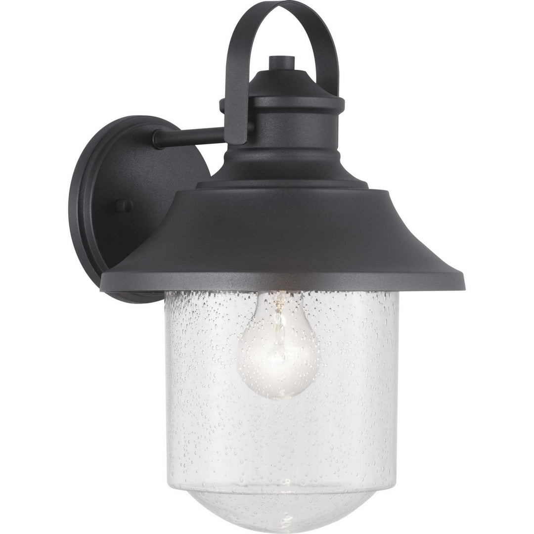 Weldon One Light Wall Lantern in Black - available from The Lighting Shoppe, trusted by Canadian homeowners