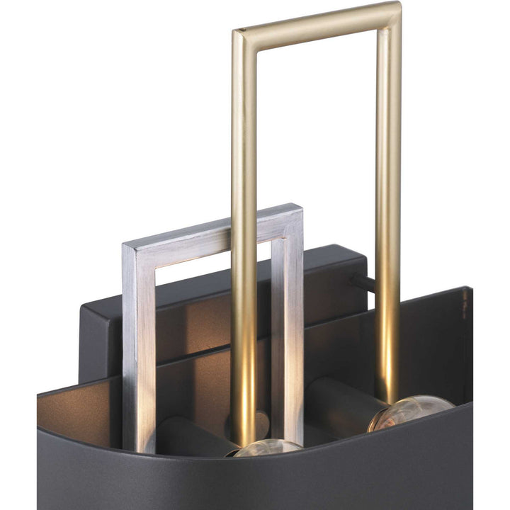 Progress Canada - P710057-031 - Two Light Wall Sconce - Adagio - Black