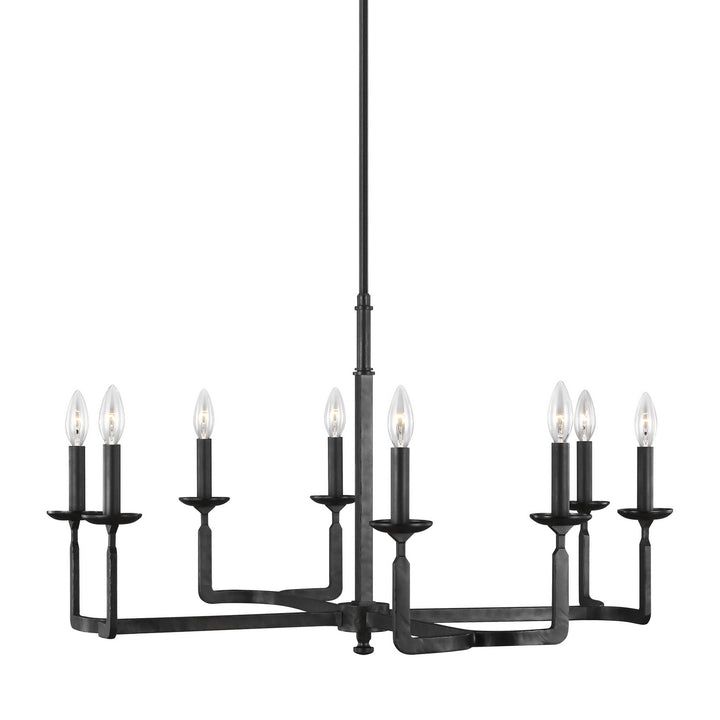 Generation Lighting Canada - F3291/8AI - Eight Light Chandelier - Ansley - Aged Iron