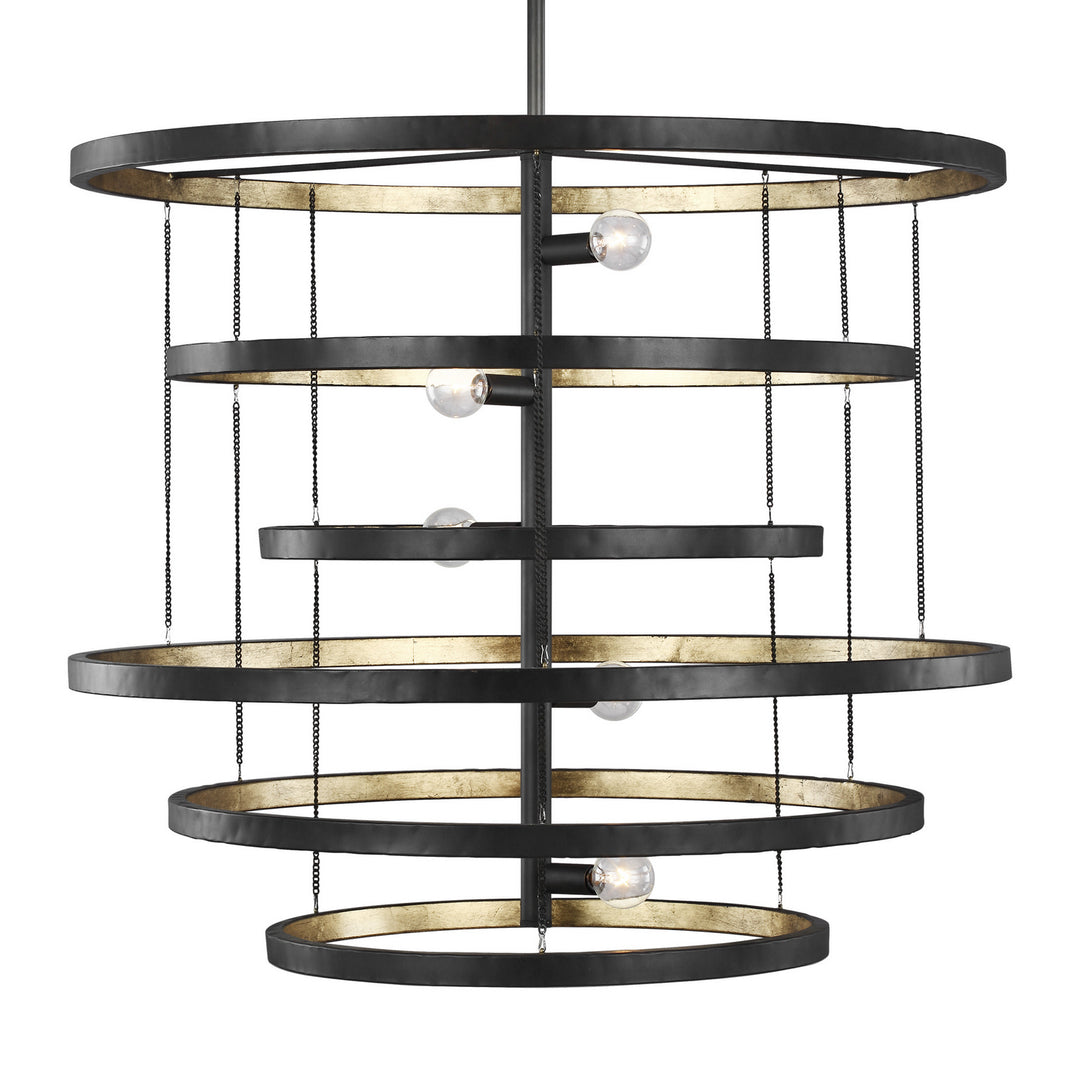 Generation Lighting Canada - F3340/5AI/ADB - Five Light Chandelier - Celeste - Aged Iron