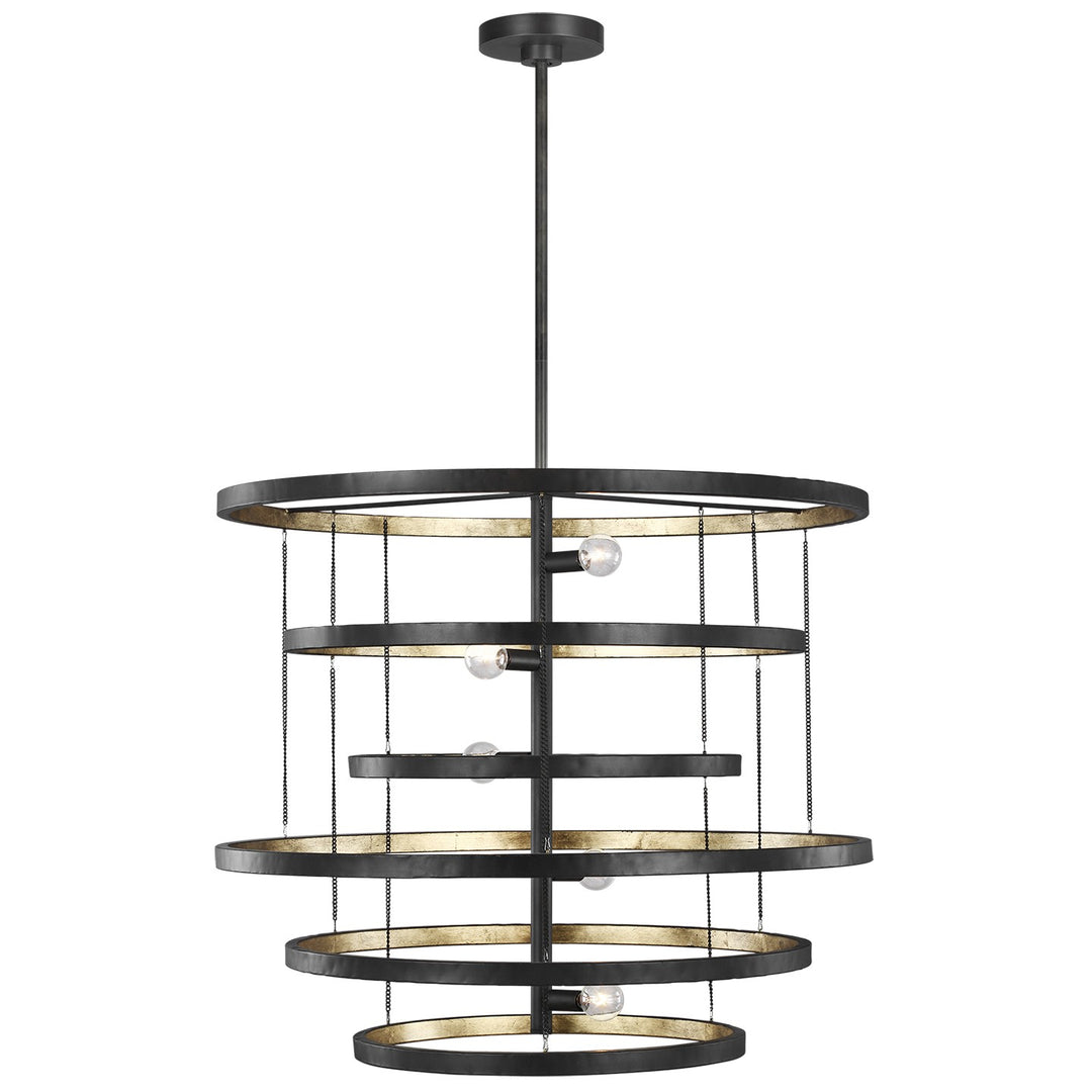 Generation Lighting Canada - F3340/5AI/ADB - Five Light Chandelier - Celeste - Aged Iron