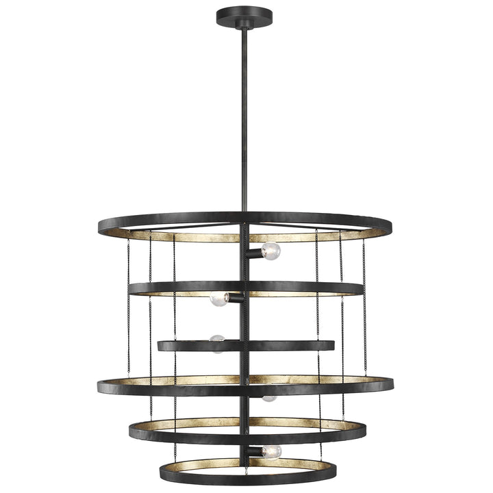 Generation Lighting Canada - F3340/5AI/ADB - Five Light Chandelier - Celeste - Aged Iron