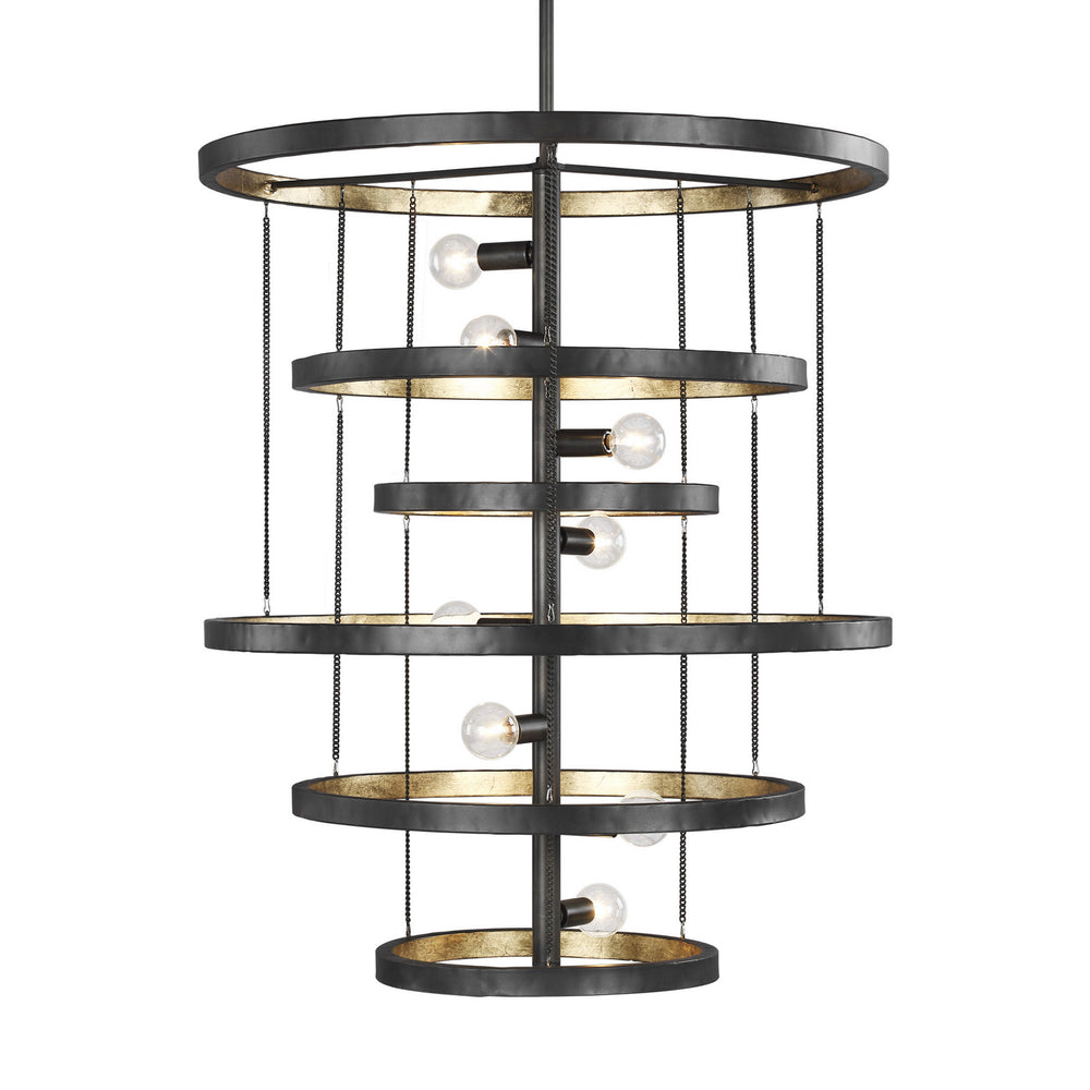 Generation Lighting Canada - F3341/8AI/ADB - Eight Light Chandelier - Celeste - Aged Iron