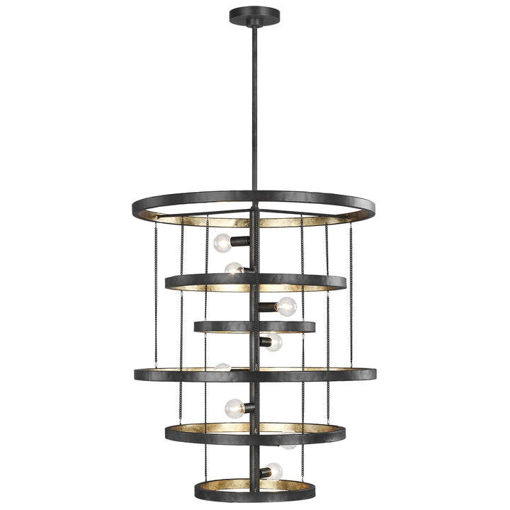 Generation Lighting Canada - F3341/8AI/ADB - Eight Light Chandelier - Celeste - Aged Iron