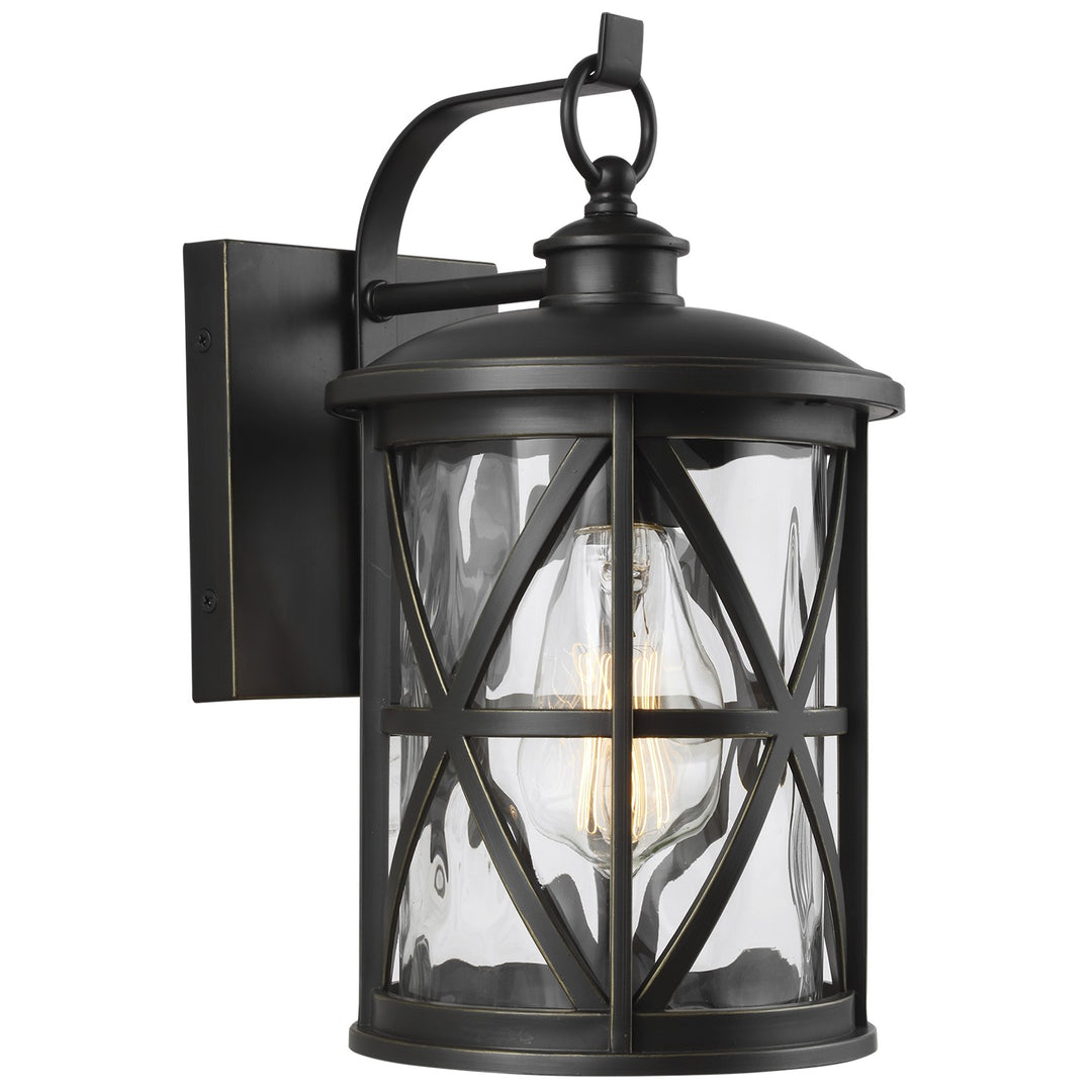 Generation Lighting Canada - OL15200ANBZ - One Light Outdoor Wall Lantern - Millbrooke - Antique Bronze