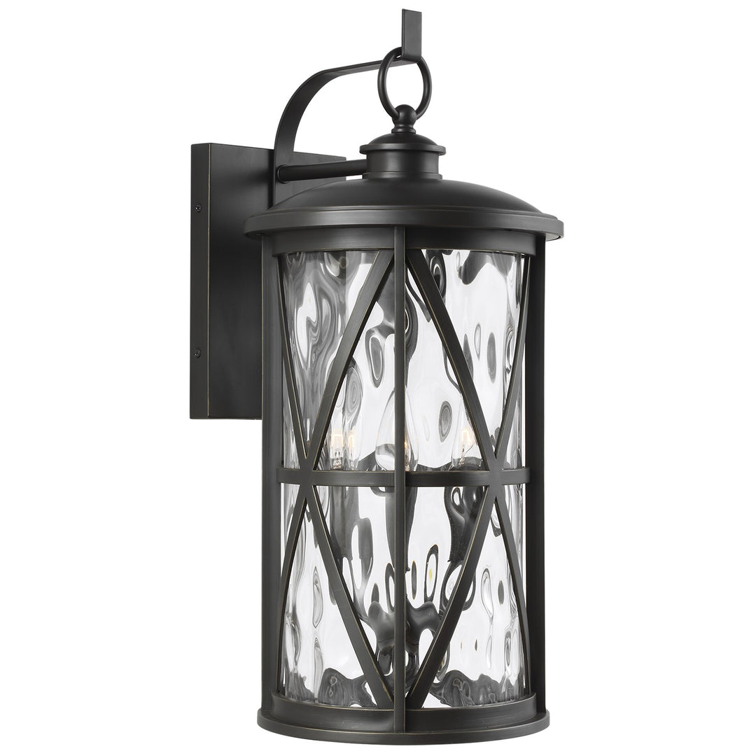 Generation Lighting Canada - OL15203ANBZ - Three Light Outdoor Wall Lantern - Millbrooke - Antique Bronze